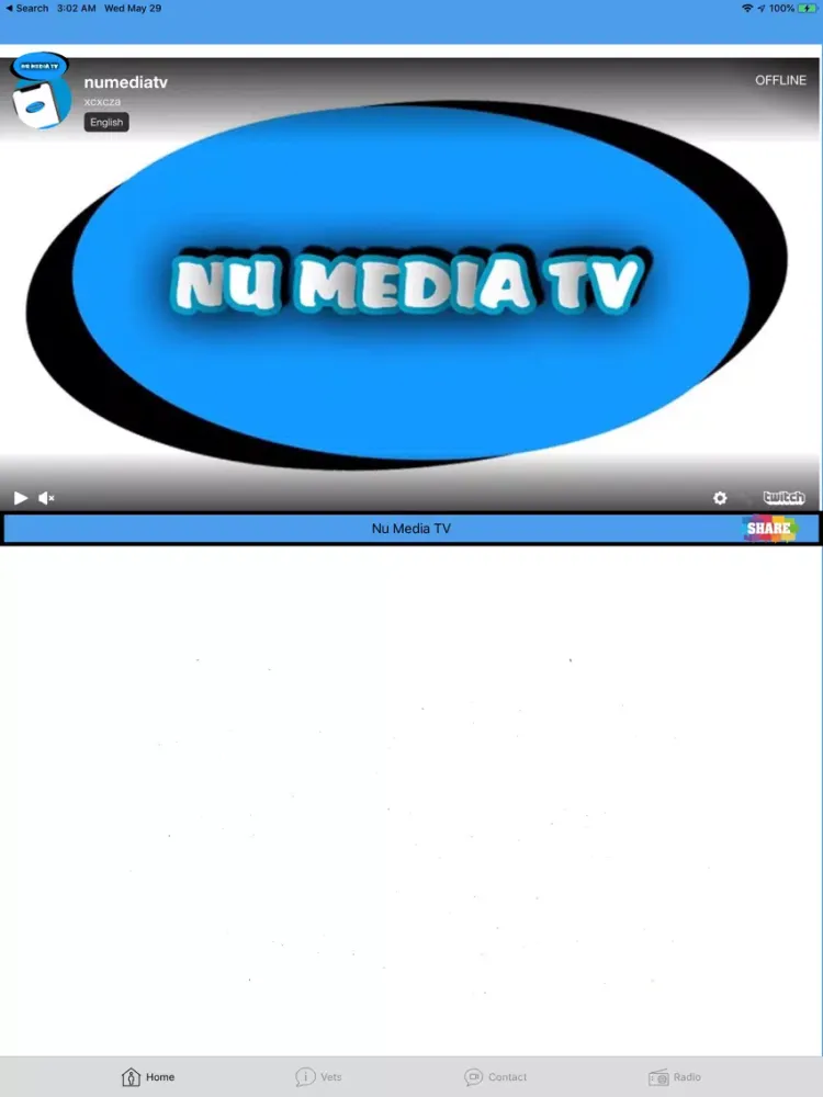 Ảnh chụp màn hình của Nu Media TV Lite iPad 