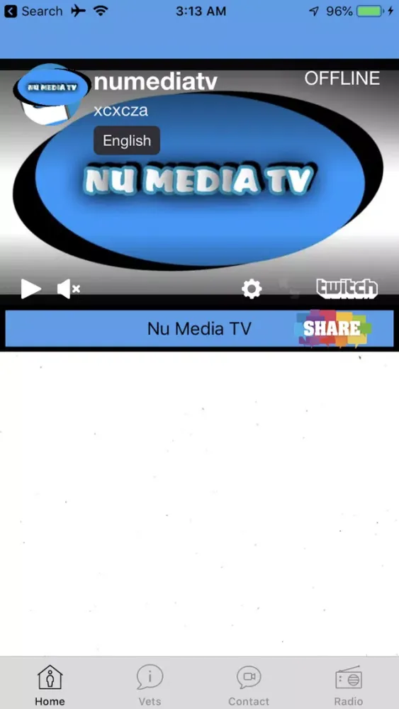 Ảnh chụp màn hình của Nu Media TV Lite