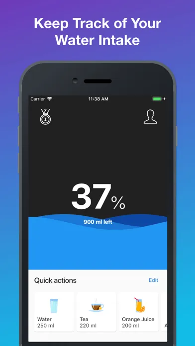 Tangkapan skrin Daily Water Tracker & Reminder