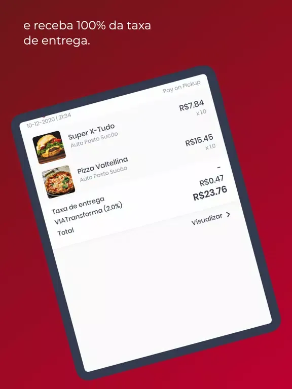 VIA para Entregadores iPad  Ekran Görüntüleri