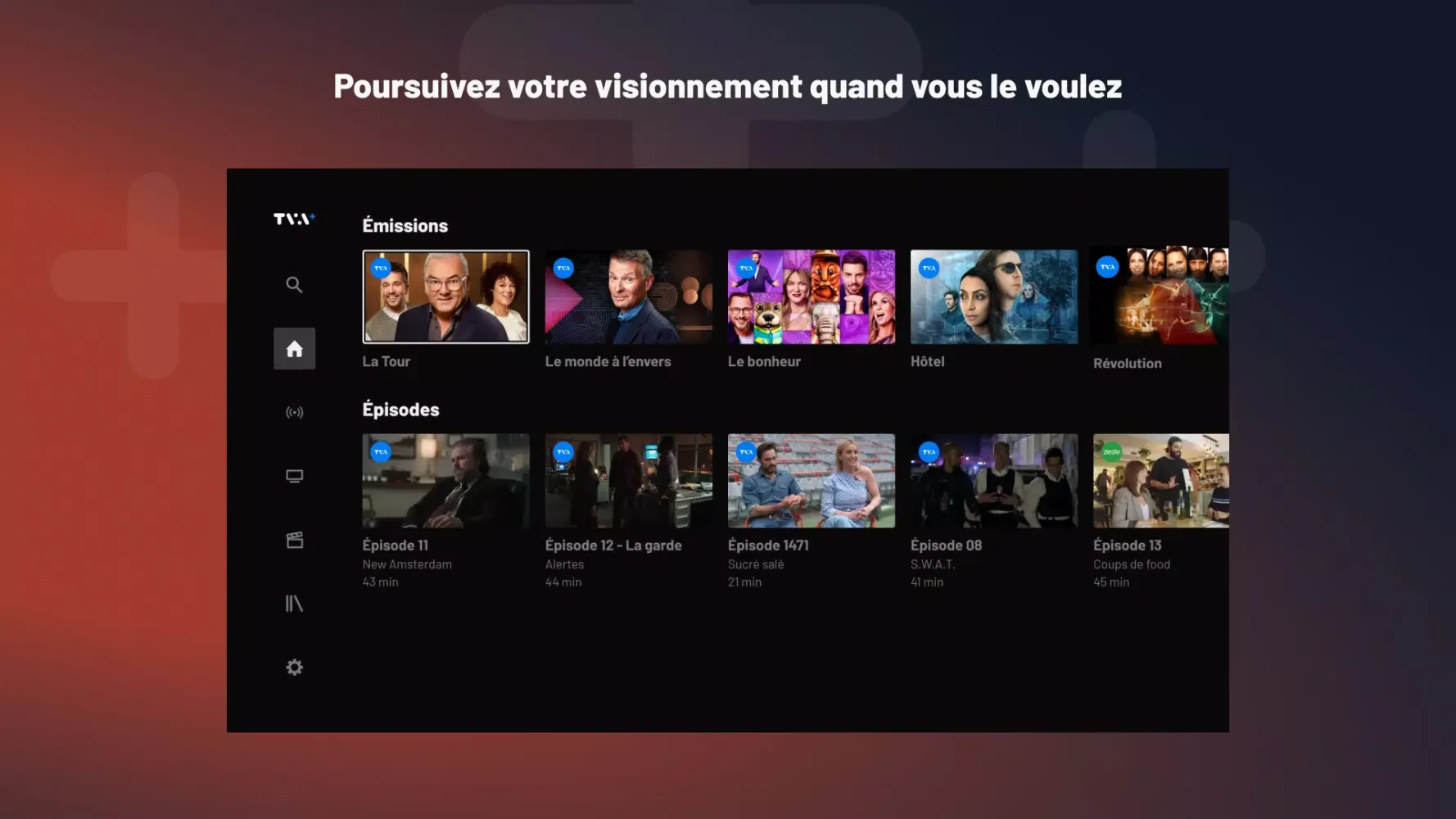 Скриншоты TVA+ (tvApp)