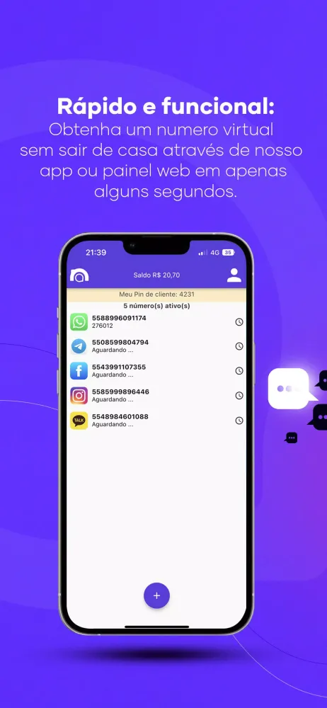 Captures d'écran de Número Virtual