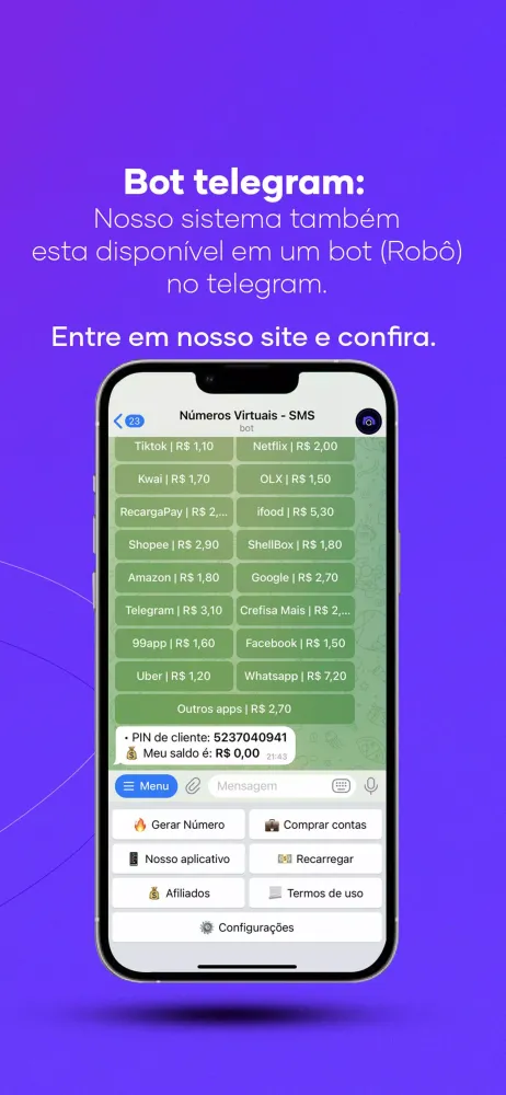 Captures d'écran de Número Virtual