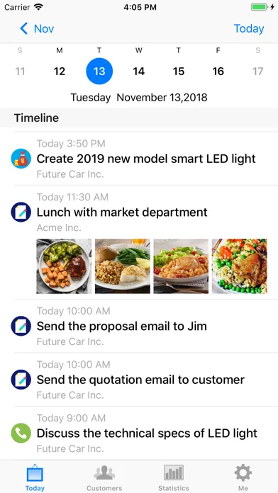 ภาพหน้าจอของ CRM360 - Customer Manager
