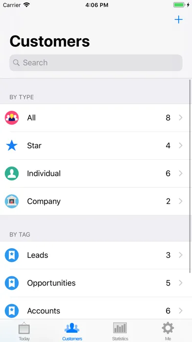 ภาพหน้าจอของ CRM360 - Customer Manager