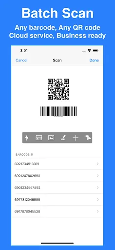 iBarcode - Barcode Scanner & Q应用截图