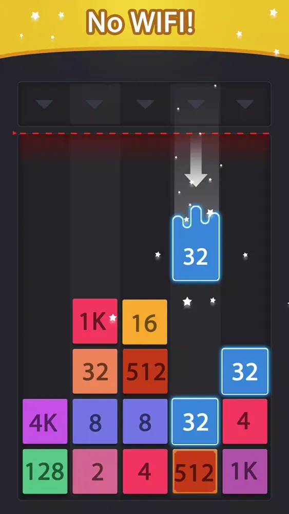Merge block - 2048 puzzle game 스크린샷