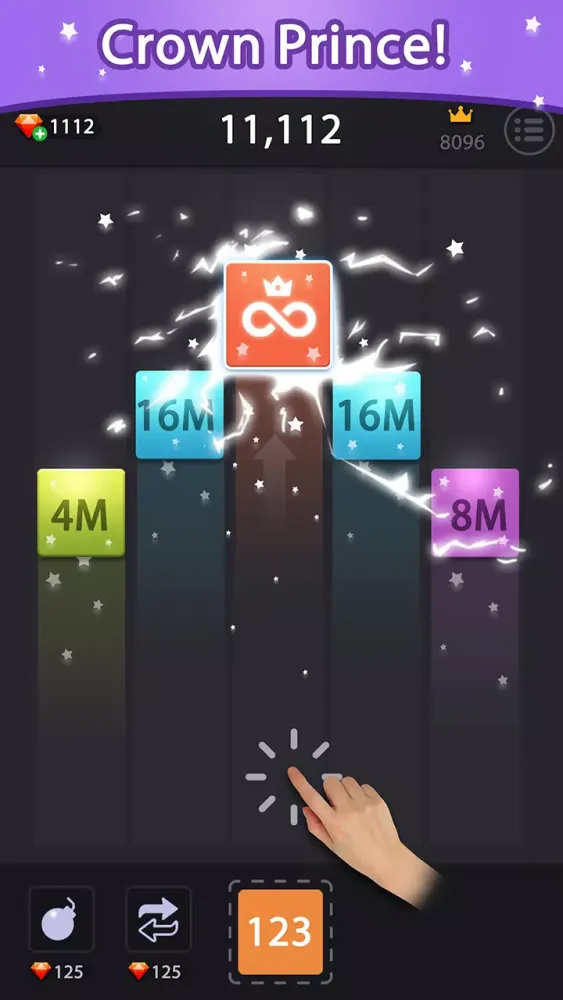 Merge block - 2048 puzzle game 스크린샷