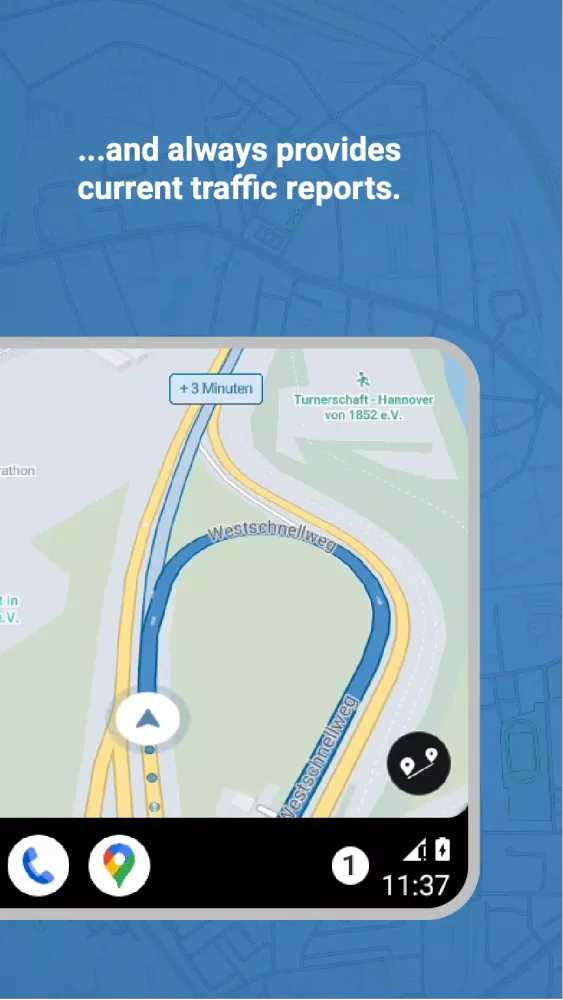 NUNAV Navigation Screenshots