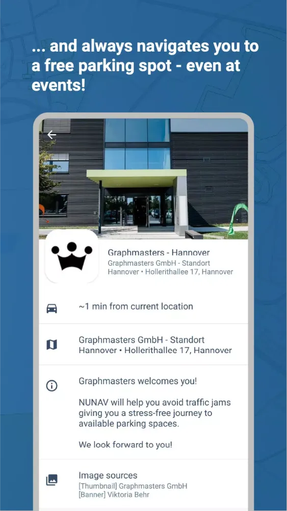 NUNAV Navigation Screenshots