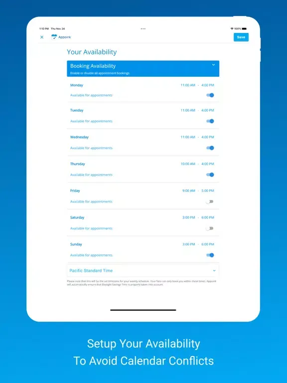 Zrzuty ekranu Appoink iPad 
