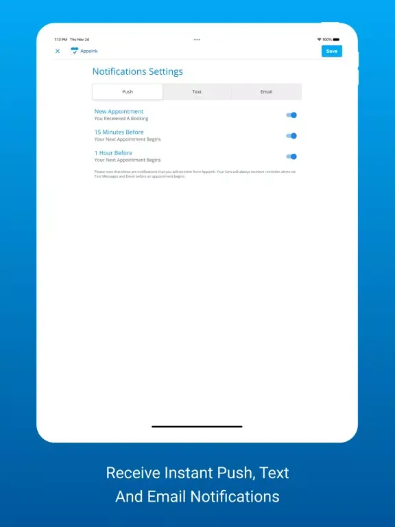 Zrzuty ekranu Appoink iPad 