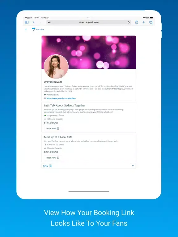 Zrzuty ekranu Appoink iPad 