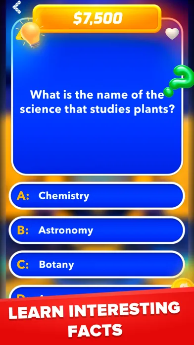 Zrzuty ekranu Millionaire: Quiz Game Trivia