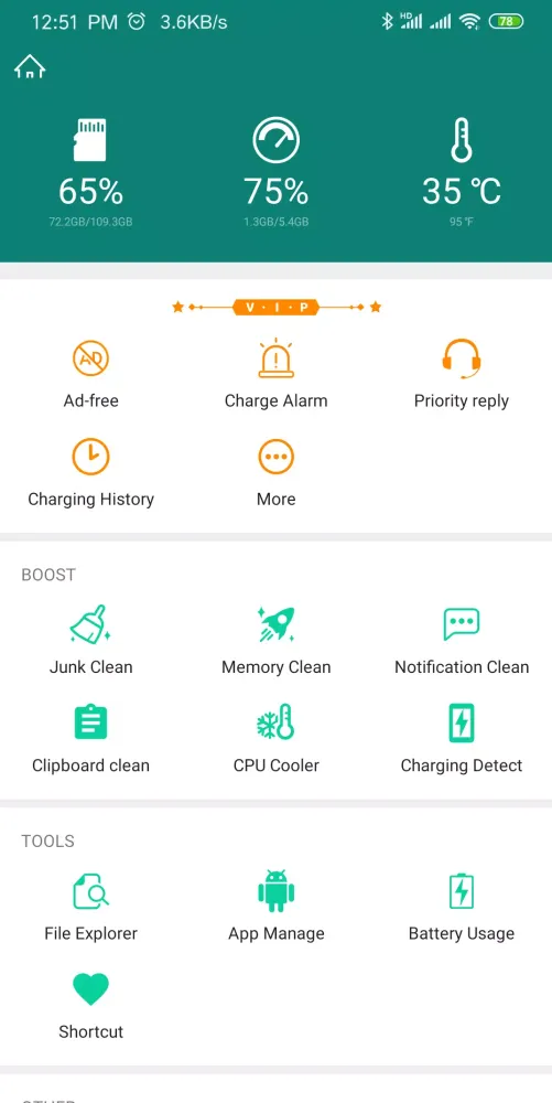 Capturas de tela do Fast Charger Pro