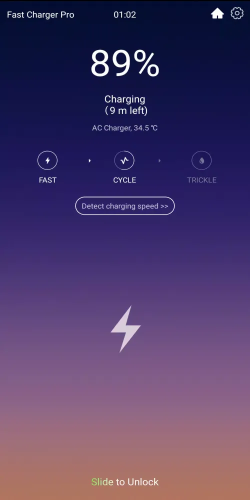 Capturas de tela do Fast Charger Pro