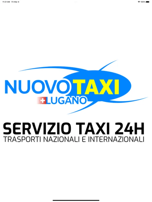 Tangkapan skrin Taxi Lugano Nuovo iPad 