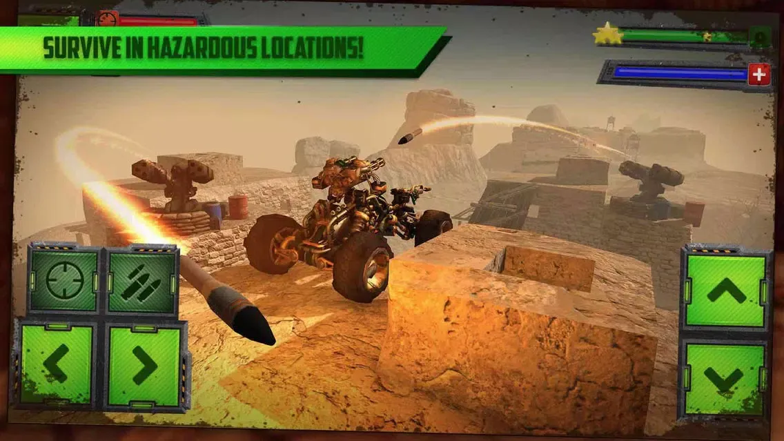 Gun Rider Offroad Destruction Racing سکرین شاٹس