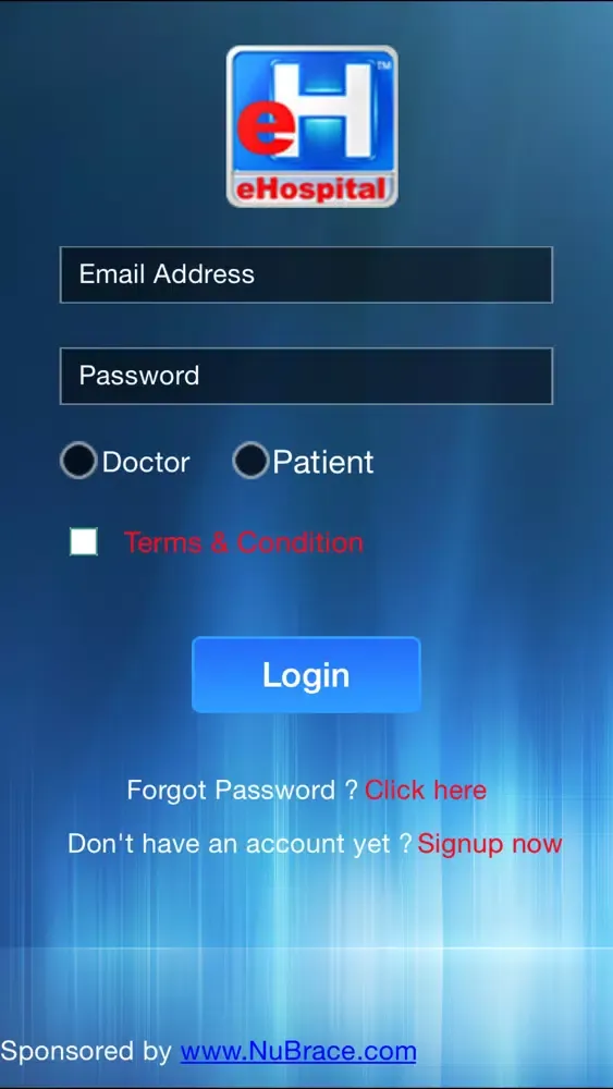 Tangkapan skrin eHospital