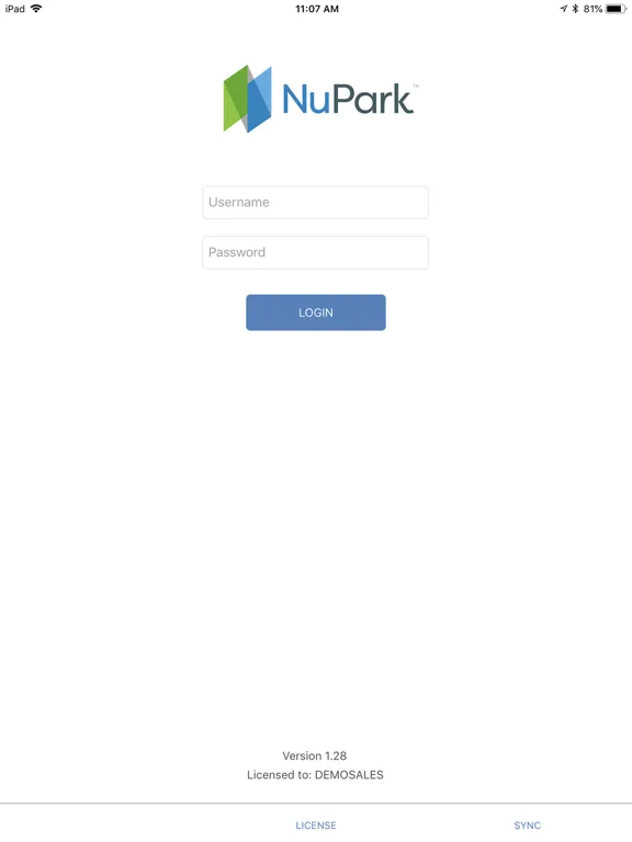 NuPark Enforcement iPad  스크린샷
