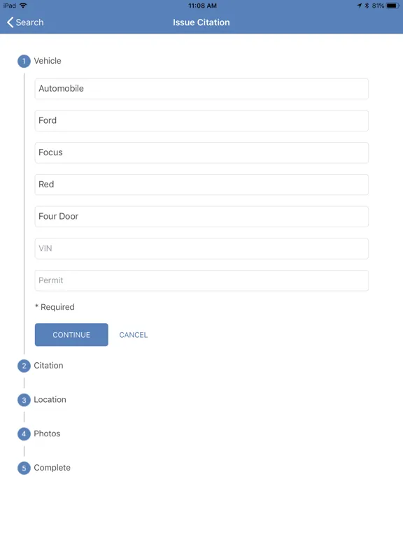 NuPark Enforcement iPad  스크린샷