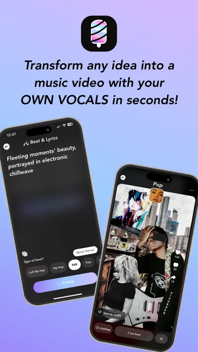 popster - vocal music videos স্ক্রিনশট