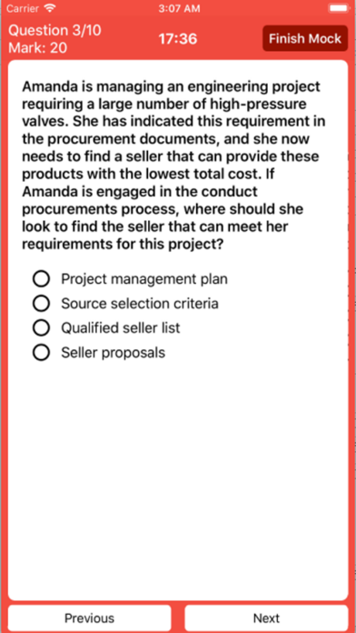 Screenshot di PMP MCQ EXAM Prep Pro