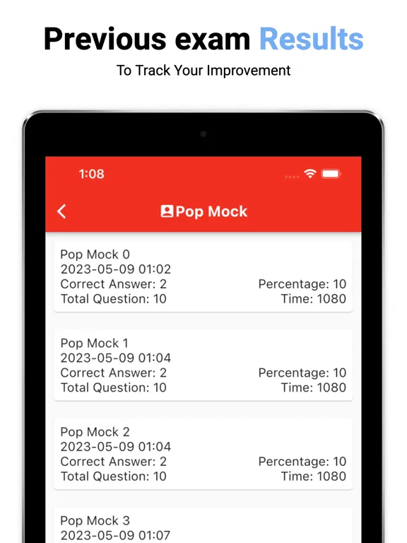 Captures d'écran de Home Inspector MCQ Exam Prep iPad 