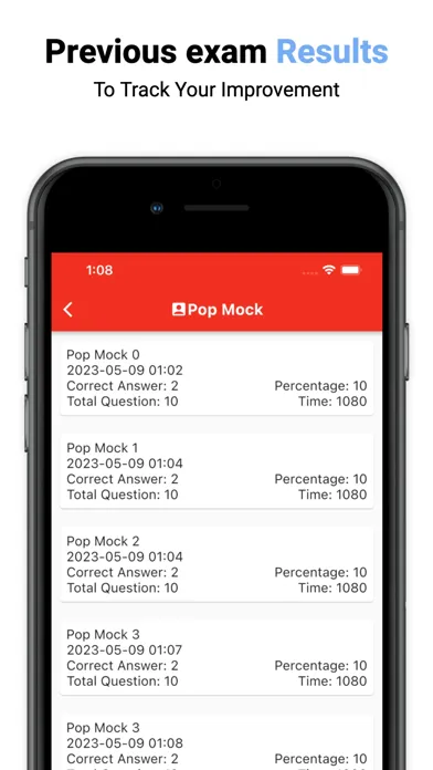 Captures d'écran de Home Inspector MCQ Exam Prep