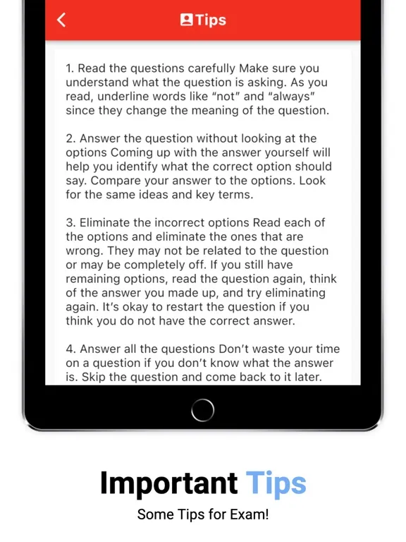 NHA CCMA MCQ Exam Prep Pro iPad  स्क्रीनशॉट