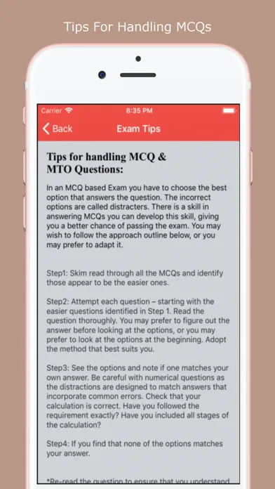 Zrzuty ekranu PCCN MCQ Exam Prep Pro