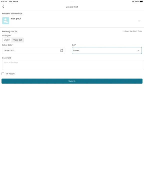 nuQare EMR for Doctors iPad  স্ক্রিনশট