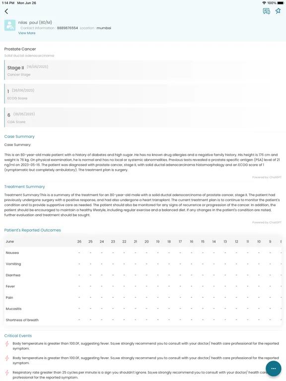 nuQare EMR for Doctors iPad  স্ক্রিনশট