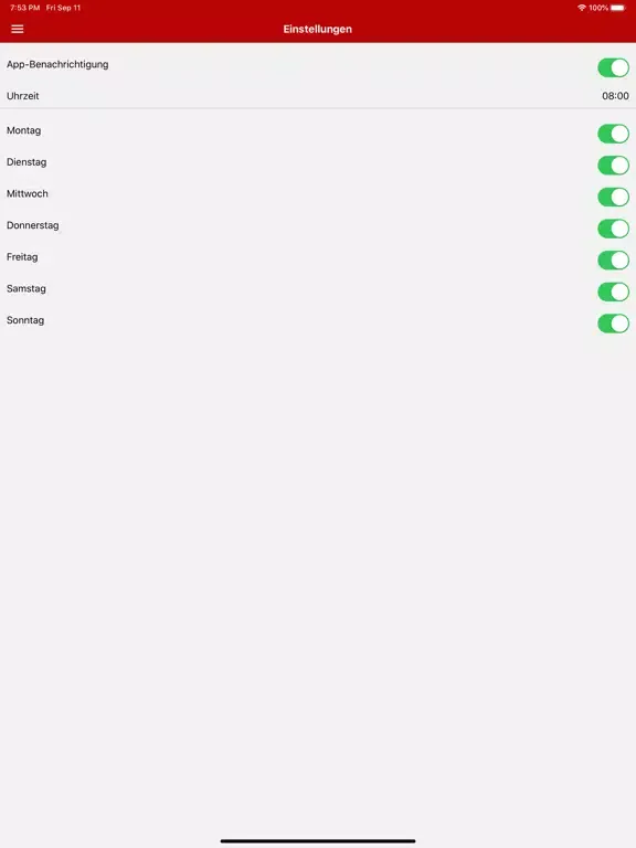Ảnh chụp màn hình của NUR HEUTE Training iPad 