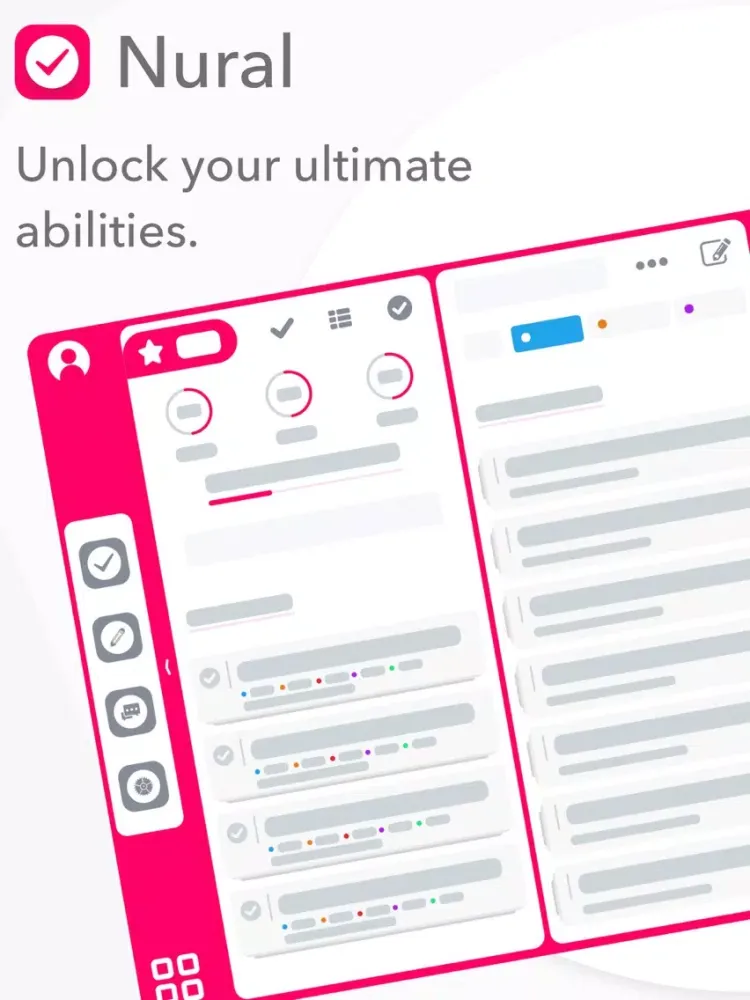 Nural - Tasks, Notes, Messages iPad  スクリーンショット
