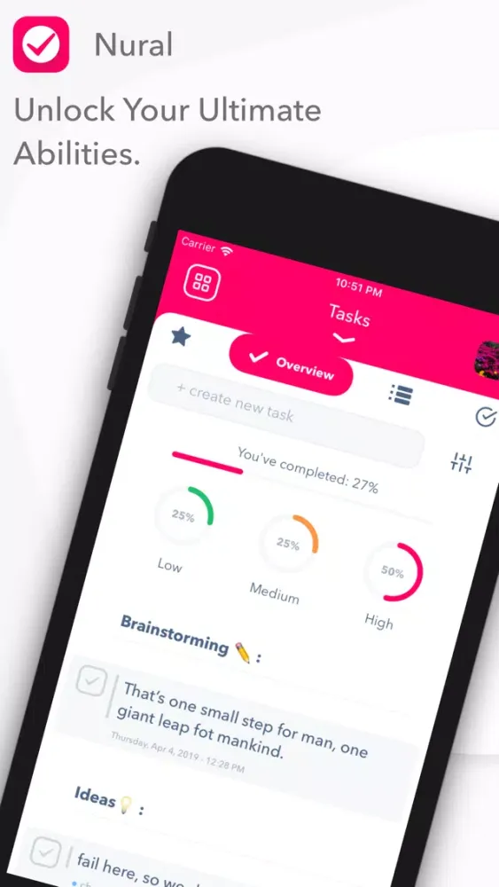 Nural - Tasks, Notes, Messages スクリーンショット