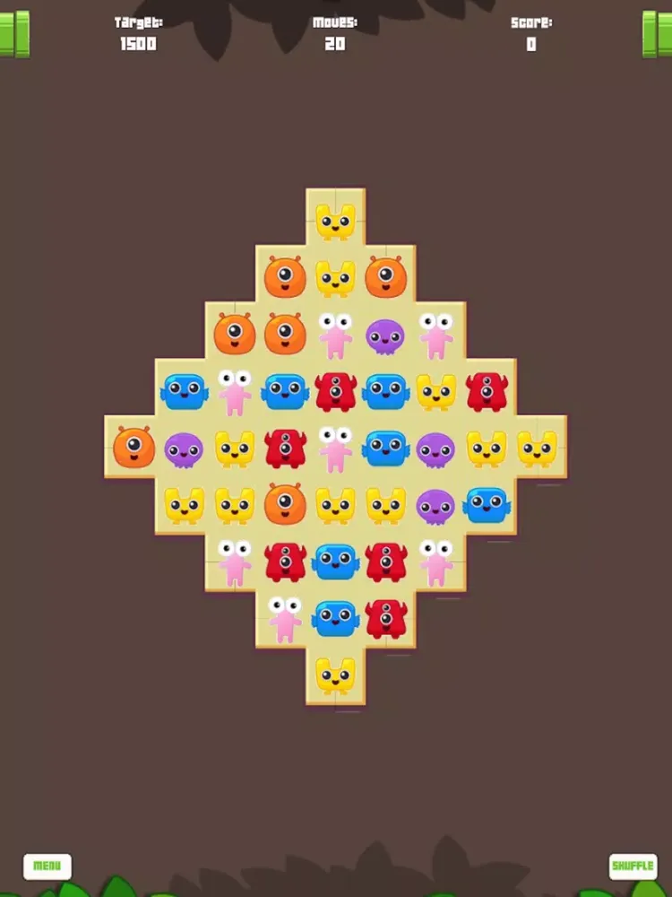 Tiny Monster Match iPad  Screenshots