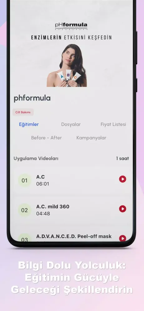 Ảnh chụp màn hình của Nurederm Akademi