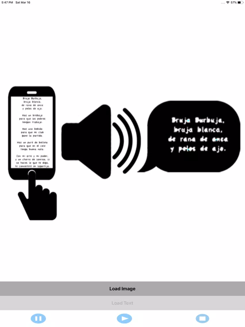 Ảnh chụp màn hình của Image To Voice iPad 