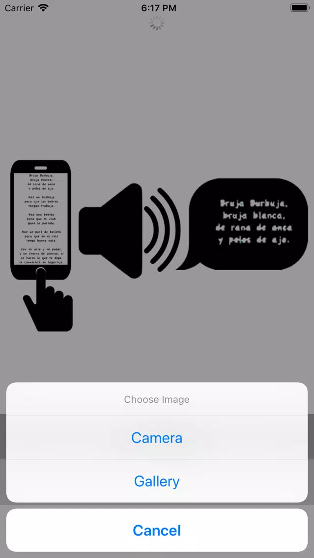 Ảnh chụp màn hình của Image To Voice