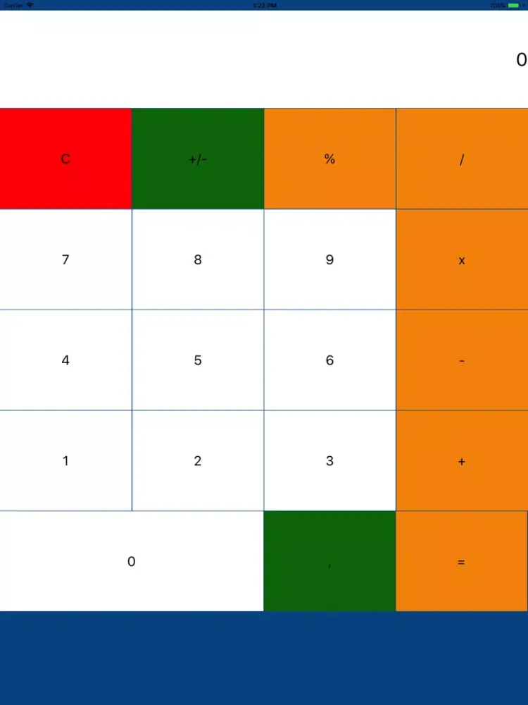 Ảnh chụp màn hình của Musical calculator iPad 