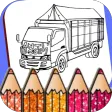Coloring Truck Glitter