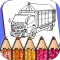 Coloring Truck Glitter
