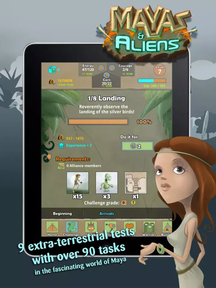 Mayas & Aliens iPad  Ekran Görüntüleri