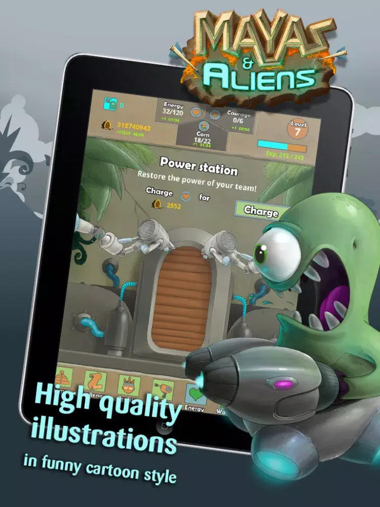 Mayas & Aliens iPad  Ekran Görüntüleri