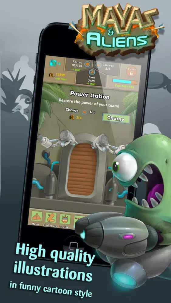 Mayas & Aliens Ekran Görüntüleri