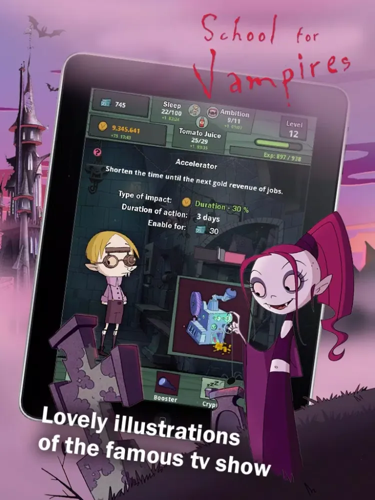 Capturas de pantalla de School for Vampires iPad 