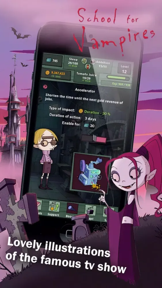 Capturas de pantalla de School for Vampires