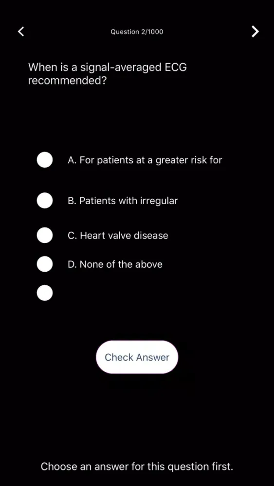 Capturas de tela do Medical Surgical Nursing Q&As