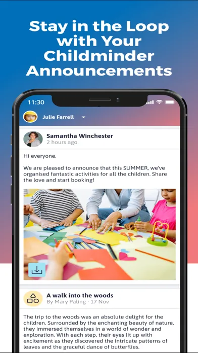 Childminding - ParentApp 스크린샷